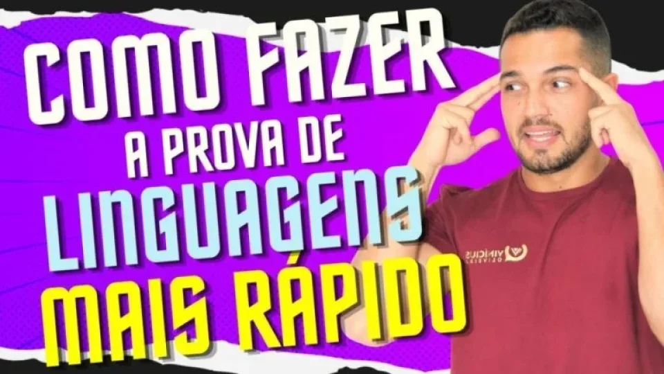 Capa do curso Método Linguagens SEM Segredo – Prof. Vinícius Oliveira