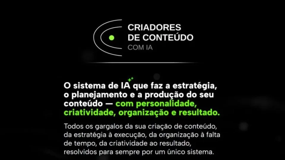 Capa do curso Criadores de Conteúdo com IA – Likensina