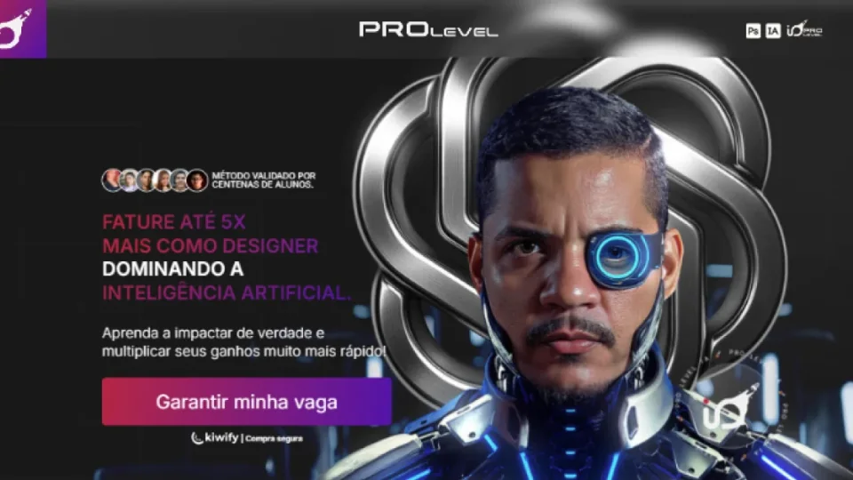Capa do curso PRO Level IA – Braullio Barros