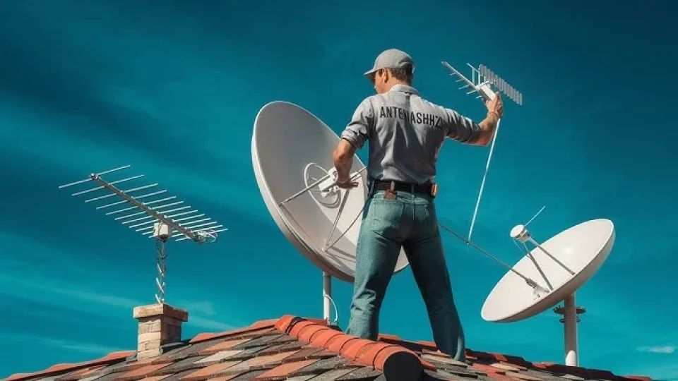 Capa do curso Instalação e Manutenção de Antenas Parabólicas