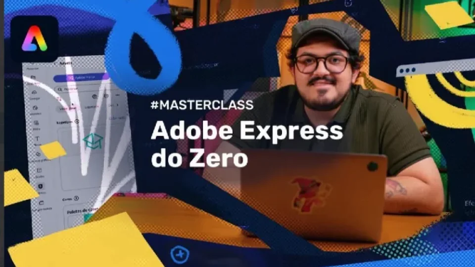 Capa do curso Adobe Express do Zero – Bruno Lorensato