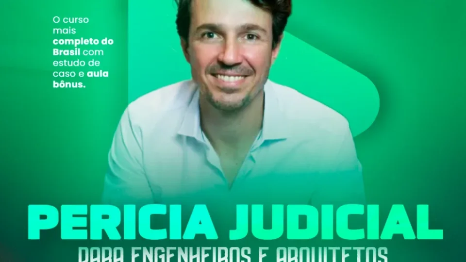 Capa do curso Perícia Judicial para Engenheiros Civis – Escola de Perito