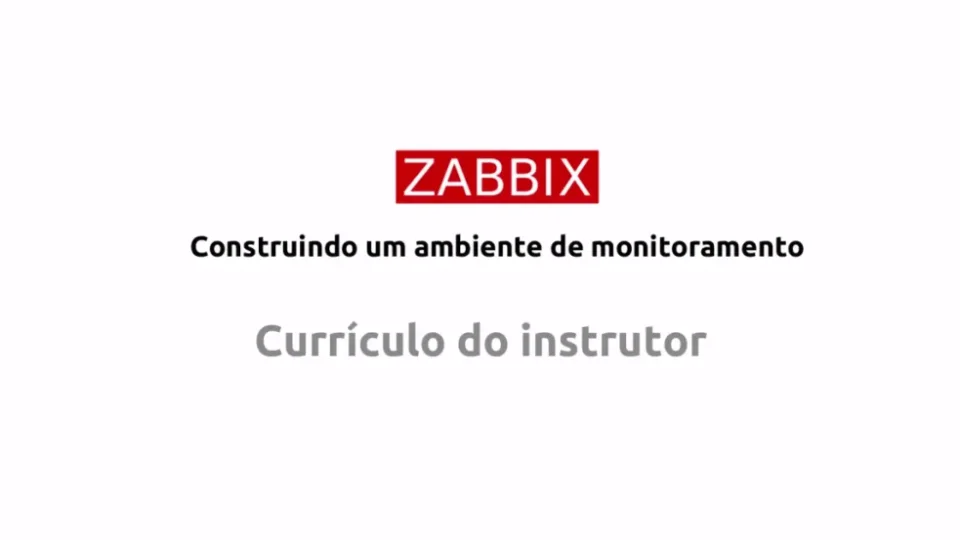 Capa do curso Zabbix: Ambiente de Monitoramento – Janssen Lima