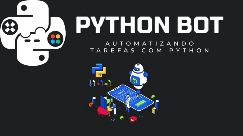 Capa do curso Criando Robôs com Python – Automatizando Processos