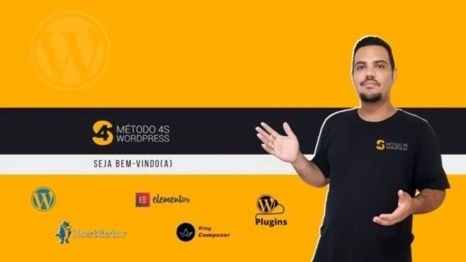 Capa do curso Método 4S Wordpress – Marcos Bertoleti