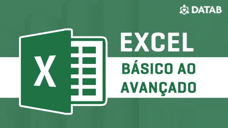 Capa do curso Excel Básico ao Avançado – Datab