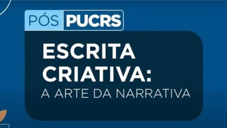 Capa do curso Pucrs Escrita Criativa: Técnicas e Práticas – Com Luiz Antônio