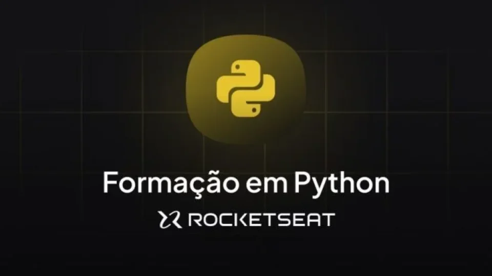Capa do curso Formação Python – Rocketseat