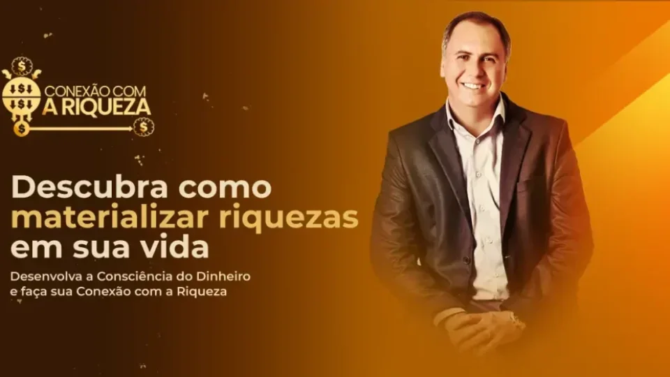 Capa do curso Conexão com a Riqueza – Marcos Trombetta