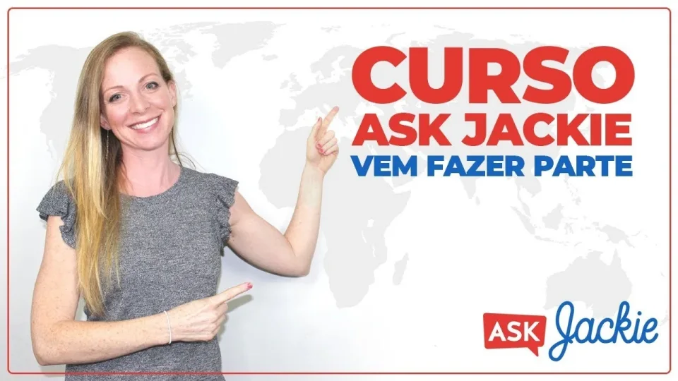 Capa do curso Inglês – ASK Jackie