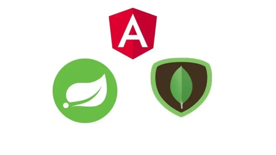 Capa do curso Angular, Spring e Mongodb – Nataniel Paiva