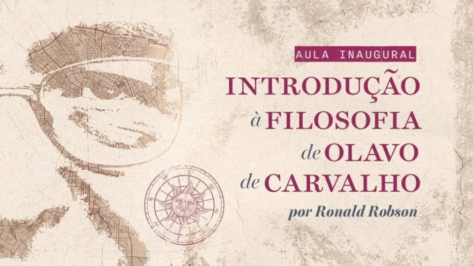 Capa do curso Introdução À Filosofia de Olavo de Carvalho – Ronald Robson