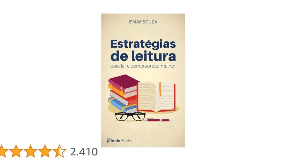 Capa do curso Estratégias de Leitura – Ismar Souza