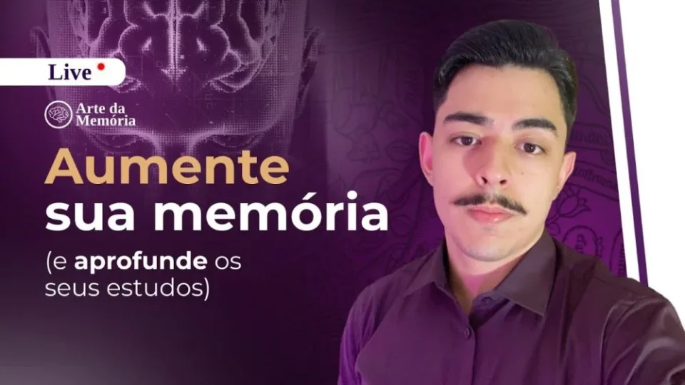 Capa do curso Arte da Memória – Victor Victorelli