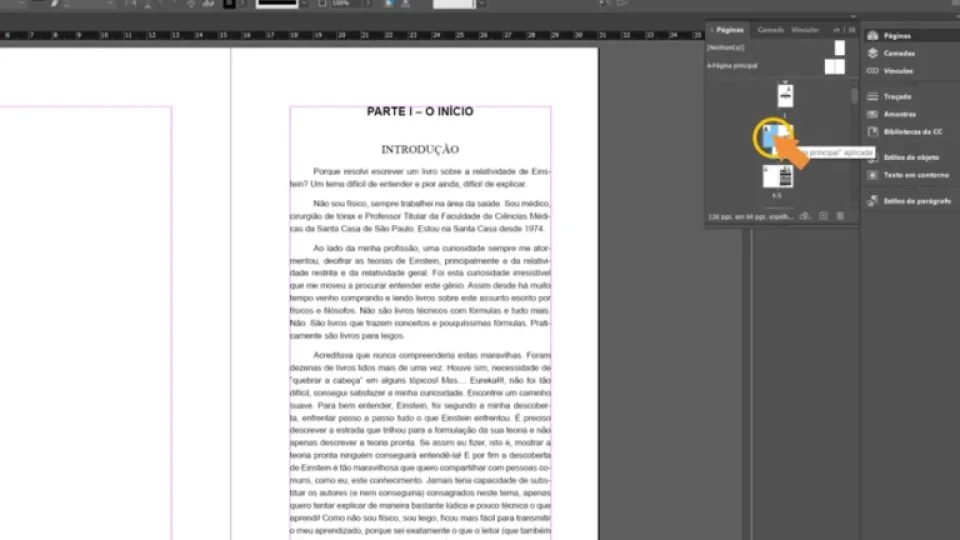 Capa do curso Ebook e Livros com Adobe Indesign – Marcos Cropalato