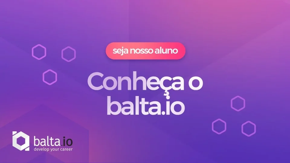 Capa do curso Balta.io – André Baltieri