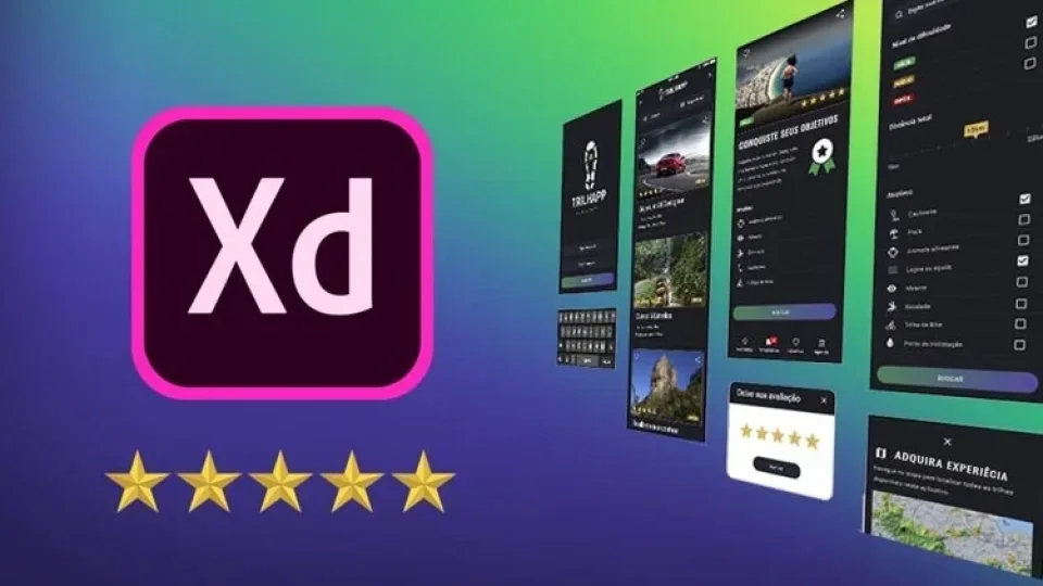 Capa do curso Adobe Xd: UI Design para Sites – Diego Mariano