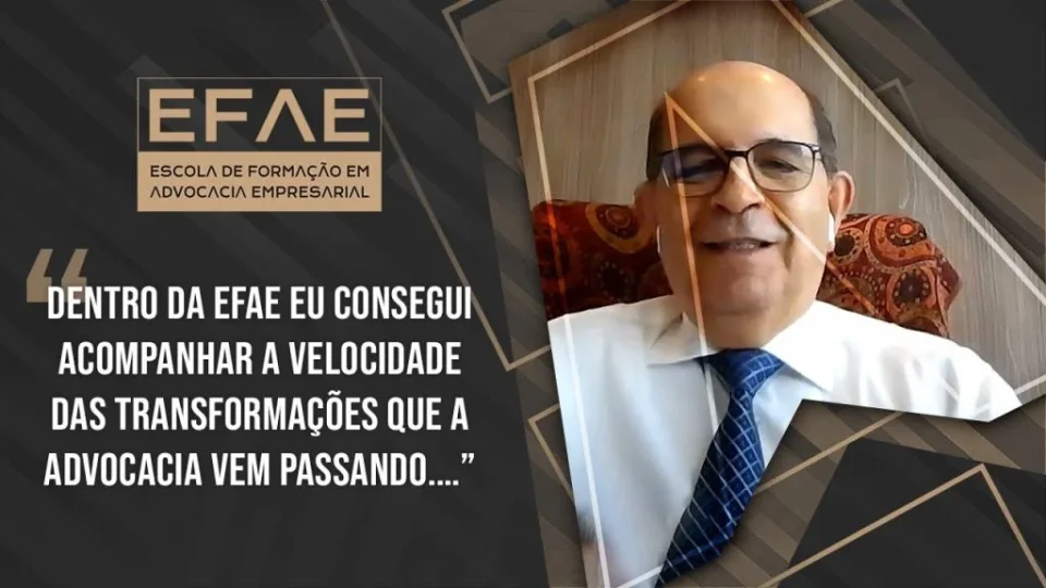 Capa do curso Formação em Advocacia Empresarial – Efae