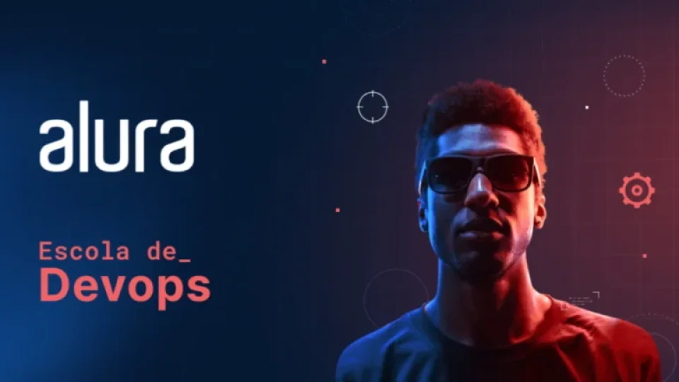 Capa do curso Escola de Devops – Alura