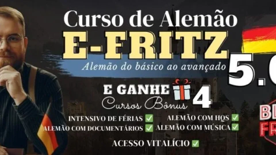 Capa do curso Alemão E-Fritz 5.0 – E-Fritz Editora