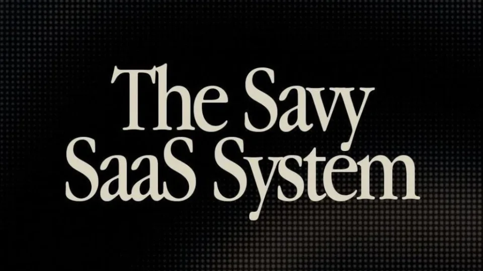 Capa do curso THE Savvy Saas System – Matt C. Milne