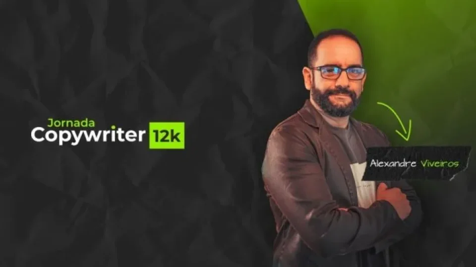 Capa do curso Formação Copywriter 12K – Alexandre Viveiros