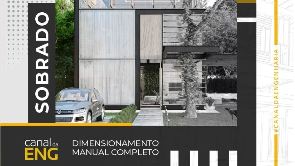 Capa do curso Dimensionamento de Sobrado – Felipe Rodrigues