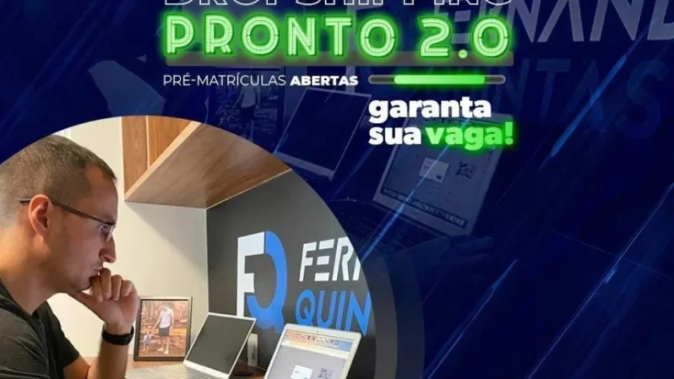 Capa do curso Dropshipping Pronto – Fernando Quintas