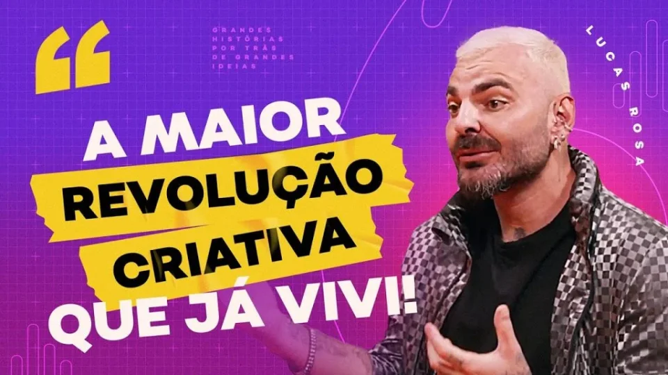 Capa do curso Inteligência Artificial para Criatividade – Lucas Rosa