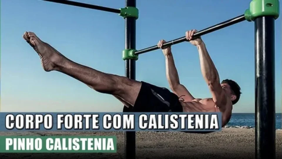 Capa do curso Corpo Forte com Calistenia – Pinho Calistenia