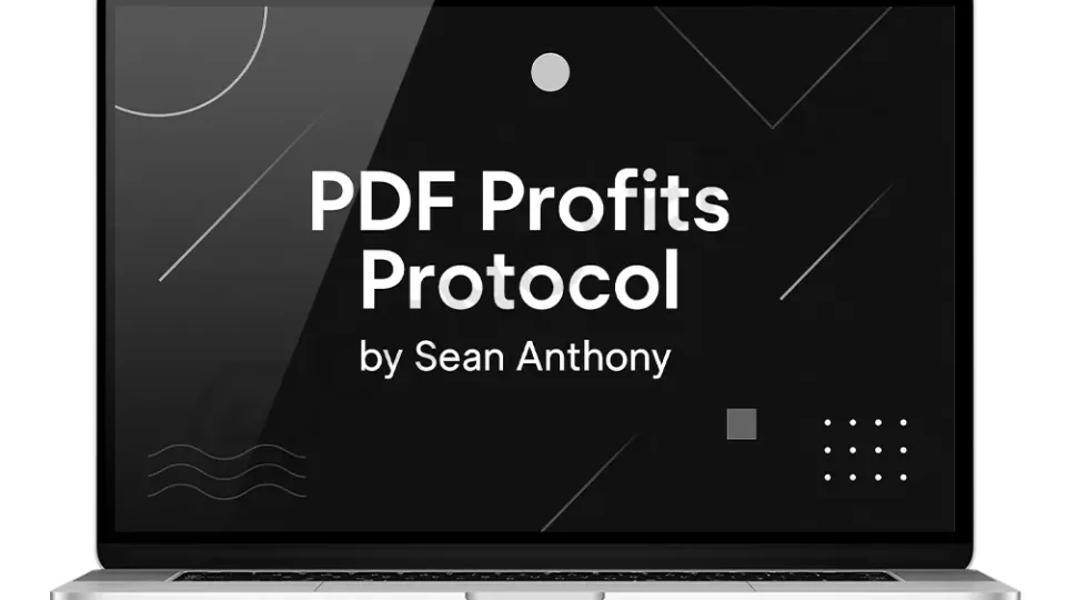 Capa do curso PDF Profits Protocol – Sean Anthony