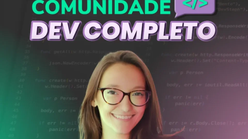 Capa do curso Comunidade DEV Completo – Devsteph