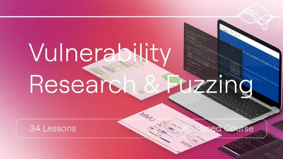 Capa do curso Vulnerability Research & Fuzzing – Signal Labs