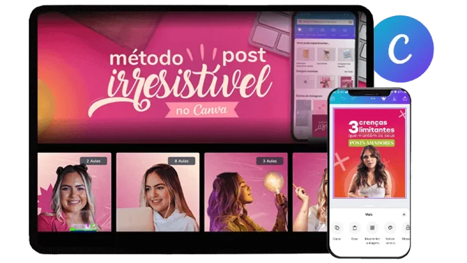 Capa do curso Método Post Irresistível – Giovanna Garcia