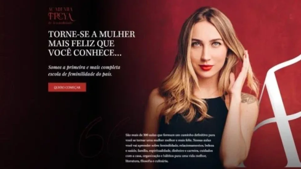 Capa do curso Academia Freya de Feminilidade – Nicole Mallmann