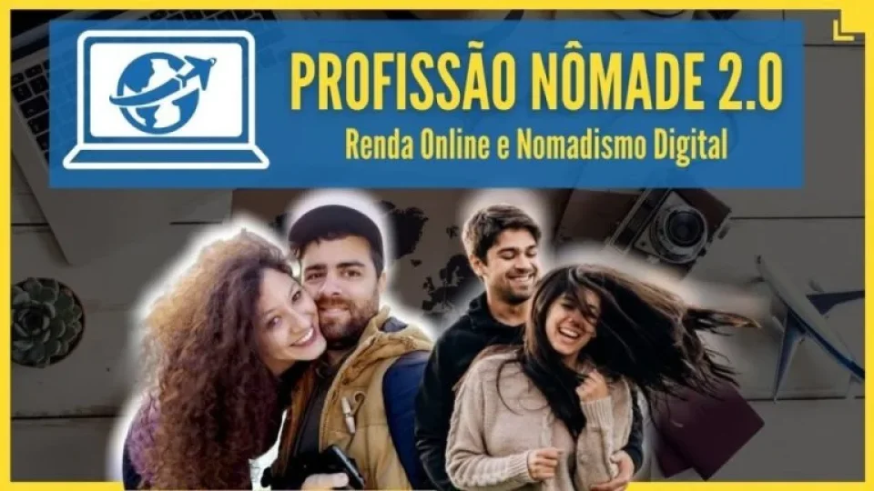 Capa do curso Profissão Nômade – Rafael Scapella e Stephano Santos