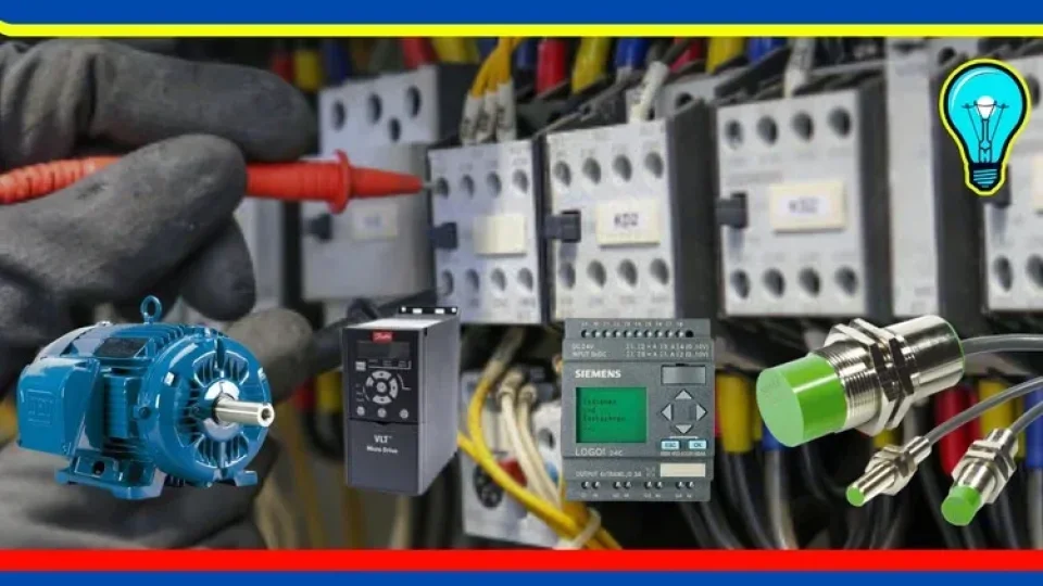 Capa do curso Comandos Elétricos – Jonathan R. Stabolaitz