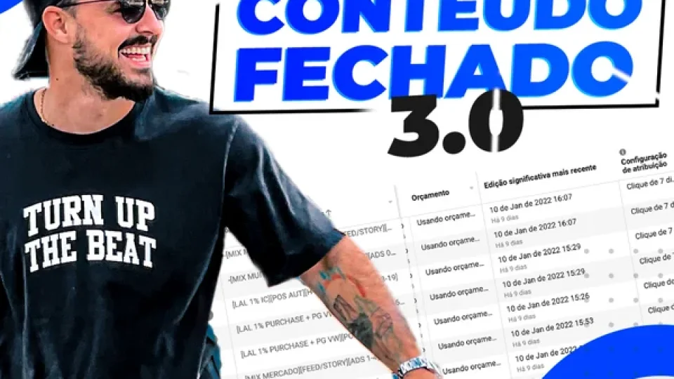 Capa do curso Conteúdo Fechado 3.0 – PAI do Tráfego