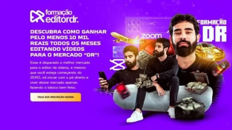 Capa do curso Masterclass – Edição de VSL & ADS – Gabriel Figueiredo