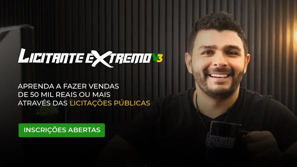 Capa do curso Licitante Extremo 2.0 – Rodolpho dos Anjos