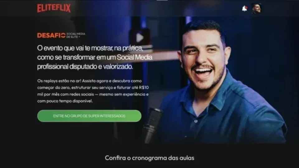 Capa do curso Social Media de Elite – Valter Azevedo