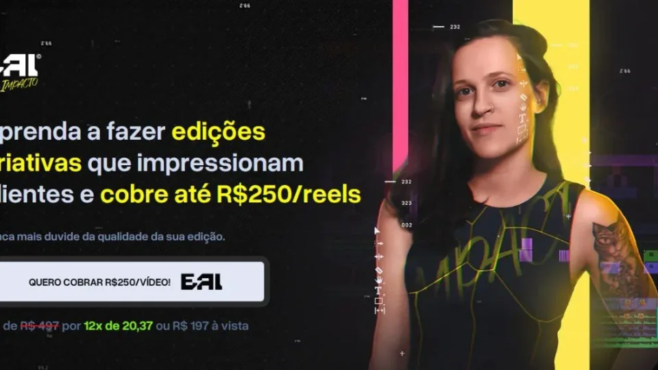 Capa do curso Edição de Alto Impacto – Natasha Editora