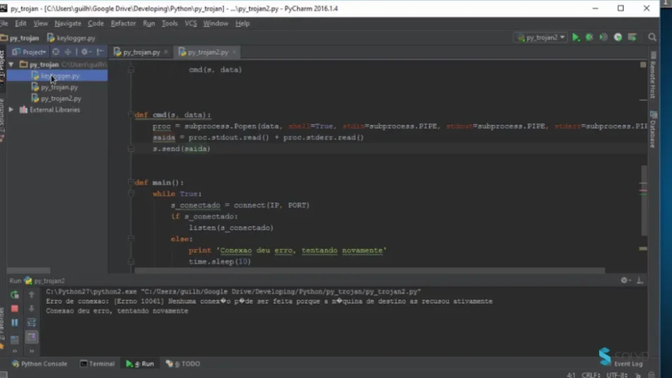 Capa do curso Python para Pentest – Solyd