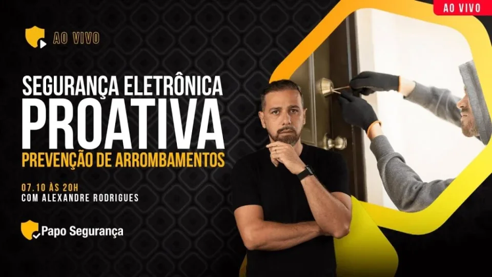 Capa do curso Segurança Eletrônica – Alexandre Rodrigues