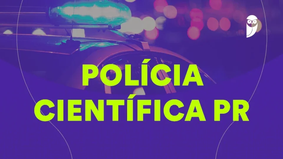 Capa do curso Polícia Científica PR – Perito Oficial – Estratégia Concursos