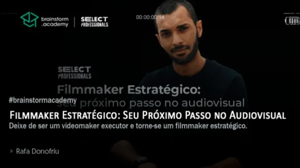 Capa do curso Filmmaker Estratégico – Rafa Donofriu
