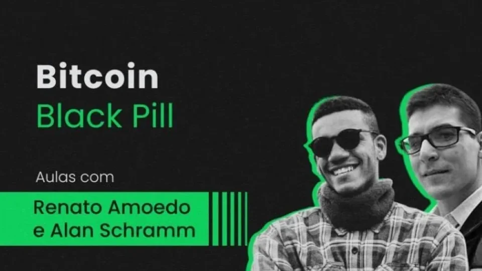 Capa do curso Bitcoin Black Pill – Renato Amoedo e Alan Schramm