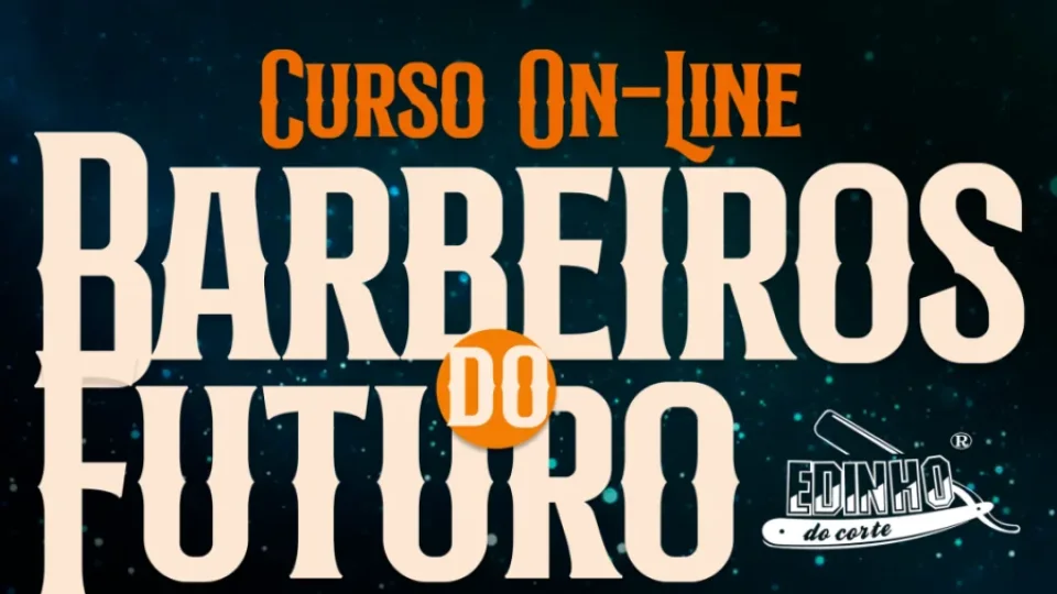 Capa do curso Barbeiros do Futuro – Edinho do Corte