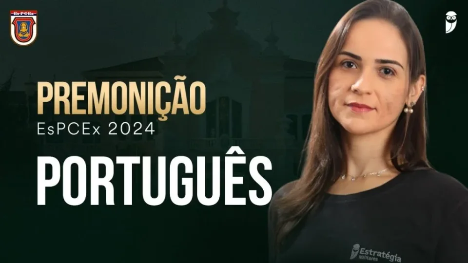 Capa do curso Curso de Português para Espcex 2024 – Profª Fabíola Soares