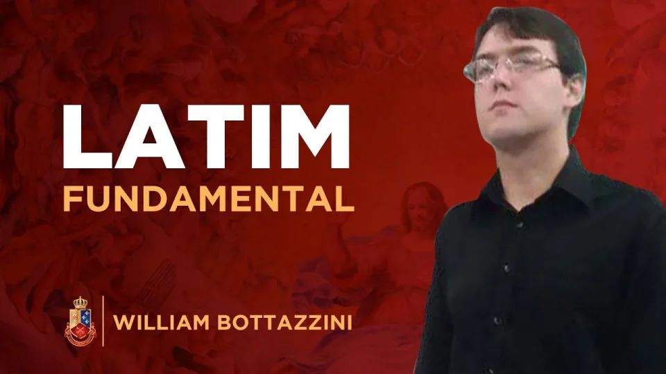 Capa do curso Latim, Francês e Grego – William Bottazzini